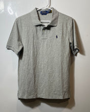 Load image into Gallery viewer, Polo Ralph Lauren Boys Gray Short Sleeve Classic Fit Polo Shirt Size L 14-16
