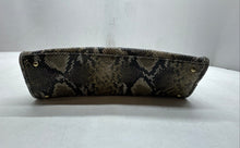 Load image into Gallery viewer, Antonio Melani Womens Multicolor Snakeskin Print Double Handle Shoulder Bag