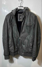 Load image into Gallery viewer, Xray Mens Black Long Sleeve Hooded Full-Zip Motorcycle Jacket Size Large