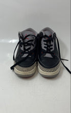 Load image into Gallery viewer, Nike Boys Air Jordan 3 DM0966-010 Black Gray Lace-Up Basketball Shoes Size 2Y