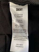 Load image into Gallery viewer, DKNY Mens Black Short Sleeve Spread Collar Stretch Polo Shirt Size Medium