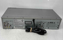 Load image into Gallery viewer, Emerson EWD2003 Silver HQ 4 Head Video Cassette Recorder/DVD Player Not Tested