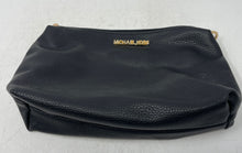 Load image into Gallery viewer, Michael Kors Womens Black Pebbled Leather Adjustable Strap Crossbody Bag