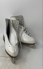Load image into Gallery viewer, Glacier By Jackson Womens 410 White Leather Lace-Up Figure Ice Skates Size 6