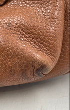 Load image into Gallery viewer, Authentic Tory Burch Womens Thea Brown Leather Zipper Mini Backpack Damaged