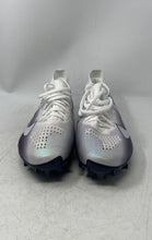 Load image into Gallery viewer, Under Armour Mens Blur Pro 6006206-107 White Navy Blue Football Cleats Size 13