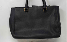 Load image into Gallery viewer, Michael Kors Womens Kellen Black Leather Detachable Strap Lined Satchel Handbag