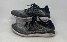 Load image into Gallery viewer, Nike Womens Free RN Flyknit 2018 Black White Lace-Up Sneaker Shoes Size 9.5