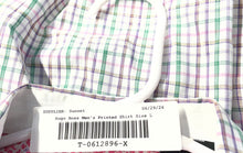 Load image into Gallery viewer, Hugo Boss Mens Multicolor Plaid Regular Fit Short Sleeve Button-Up Shirt Size L