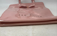 Load image into Gallery viewer, Ted Baker London Womens Pink PVC Front Bow Shoulder Strap Medium Tote Bag