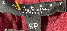 Load image into Gallery viewer, Laundry By Shelli Segal Womens Burgundy Ruched Long Maxi Dress Size 6P With Tag