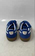 Load image into Gallery viewer, Puma Womens Palermo Blue Suede Low Top Lace-Up Sneaker Shoes Size 8