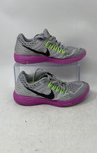 Load image into Gallery viewer, Nike Womens Lunartempo 705462-003 Gray Pink Low Top Lace-Up Sneaker Shoes Size 6