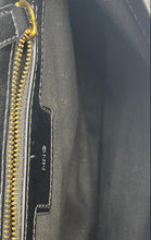 Load image into Gallery viewer, Mango Womens Black Faux Leather And Suede Buckle Flap Adjustable Shoulder Purse