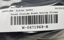 Load image into Gallery viewer, South Florida Unisex Black Sporting Velcro Closure Boxing Gloves Pair