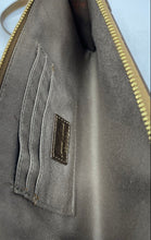 Load image into Gallery viewer, Neiman Marcus Womens Gold Leather Zip Top Credit Card Slots Wristlet Wallet