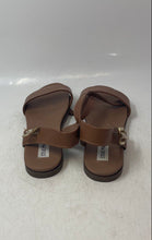 Load image into Gallery viewer, Steve Madden Womens Dina Brown Adjustable Buckle Strappy Sandals Size 7