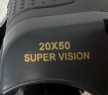 Load image into Gallery viewer, Black 20X50 Super Vision Traditional Porro Prism Fully Coated Lenses Binoculars