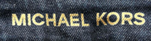 Load image into Gallery viewer, Michael Kors Womens Blue Dark Wash Stretch Denim Flare Leg Jeans Pants Size 8