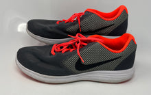 Load image into Gallery viewer, Nike Mens Revolution 3 819300-007 Gray Orange Lace-Up Sneaker Shoes Size 12