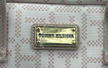 Load image into Gallery viewer, Tommy Hilfiger Womens Pink Monogram Adjustable Strap Travel Duffle Handbag