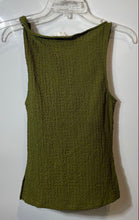 Load image into Gallery viewer, H&M Womens Green Sleeveless Round Neck Regular Fit Pullover Blouse Top Size XS
