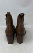 Load image into Gallery viewer, Boemos Womens Brown Leather Round Toe Pull-On Block Chelsea Boots Size 40