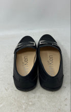 Load image into Gallery viewer, Calvin Klein Womens Lydia Black Leather Round Toe Slip-On Loafer Shoes Size 7
