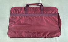 Load image into Gallery viewer, Pierre Cardin Mens Red Outer Pocket Double Handle Zip-Around Travel Duffle Bag