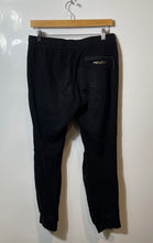 Load image into Gallery viewer, Authentic Armani Exchange Mens Black Pockets Drawstring Jogger Pants Size S