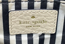 Load image into Gallery viewer, Kate Spade New York Womens Linda Beige Black Leather Double Handle Tote Purse