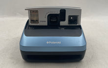 Load image into Gallery viewer, Polaroid One600 Blue Silver Fixed Focus Classic Instant Film Camera Untested