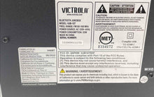 Load image into Gallery viewer, Victrola VJB-127 Bluetooth Jukebox Black Red And White FM Speaker Not Tested