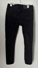 Load image into Gallery viewer, Zara Womens Black Denim Dark Wash Pockets Button Fly Skinny Leg Jeans Size 30