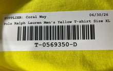 Load image into Gallery viewer, Polo Ralph Lauren Mens Yellow Long Sleeve Crew Neck Pullover T-Shirt Size XL
