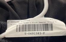 Load image into Gallery viewer, Michael Kors Womens Black Knitted Short Sleeve Turtleneck Pullover Sweater Sz M