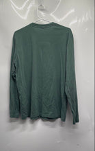 Load image into Gallery viewer, The North Face Mens Green Cotton Long Sleeve Crew Neck Pullover T-Shirt Size S