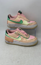 Load image into Gallery viewer, Nike Womens Air Force 1 Low Shadow Pink Beige Sneaker Shoes Size 7.5 No Laces