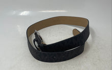 Load image into Gallery viewer, Michael Kors Womens 551802 Black Signature Print Adjustable Dress Belt Size M
