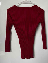 Load image into Gallery viewer, I.N.C International Concepts Womens Red Ribbed Knit Pullover Sweater Size XS