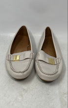 Load image into Gallery viewer, Calvin Klein Womens Lisa Beige Leather Moc Toe Slip-On Loafer Flats Size 9