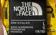 Load image into Gallery viewer, The North Face Girls Pink Reversible Quilted Long Sleeve Puffer Jacket Size L