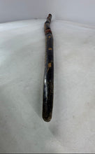 Load image into Gallery viewer, Hand Carved Brown Long Wooden Jamaica Souvenir Walking Cane