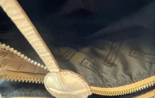 Load image into Gallery viewer, Karen Millen Womens Beige Croc Embossed Leather Triple Section Satchel Handbag