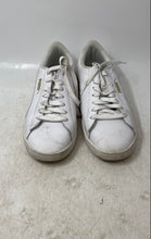 Load image into Gallery viewer, Puma Womens Vikky V2 White Leather Low Top Lace-Up Sneaker Shoes Size 9