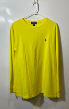 Load image into Gallery viewer, Polo Ralph Lauren Mens Yellow Long Sleeve Crew Neck Pullover T-Shirt Size XL