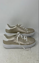 Load image into Gallery viewer, Cole Haan Womens Grand Crosscourt Joy Gold Tone Lace-Up Sneaker Shoes Size 8B