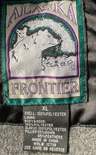 Load image into Gallery viewer, Alaska Frontier Mens Black Long Sleeve Full Zip Pockets Hooded Puffer Jacket XL