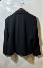 Load image into Gallery viewer, Ann Taylor Womens Black Long Sleeve Flap Pockets One-Button Blazer Size 18