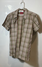 Load image into Gallery viewer, Hugo Boss Mens Multicolor Plaid Slim Fit Button-Up Shirt Size Large